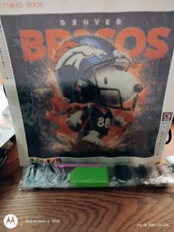 Denver Broncos Diamond painting complete kit