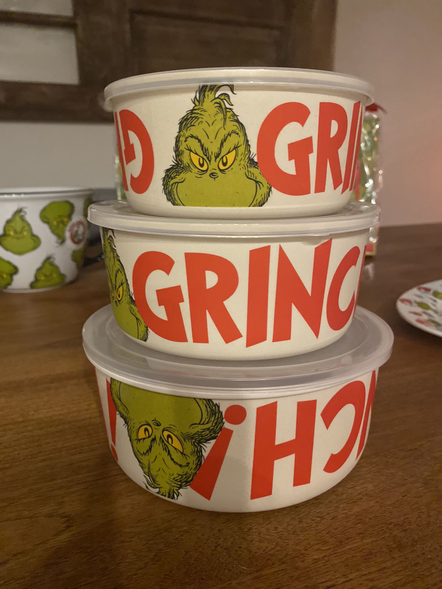 Grinch Bamboo Eco Food Containers