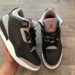 Jordan 3 Cement Black 