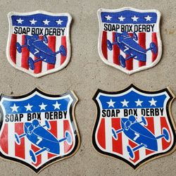 Vintage Soap Box Derby Lot (Patches & Stickers)