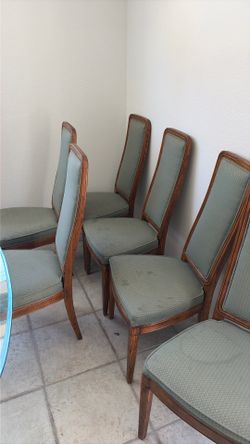 8 high back chairs