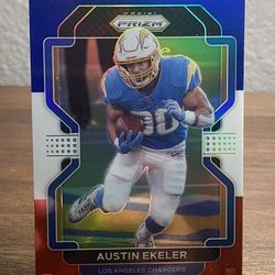 Austin Ekeler Red White Blue Prizm