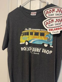 Ron Jon VW Bus Shirt with Stickers
