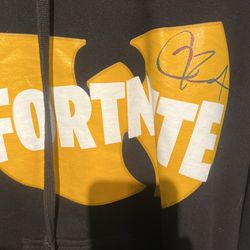 Signed By GZA Fortnite Wutang Collab By wu Wear ! Dead Stock Large 