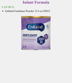 Formula for sale