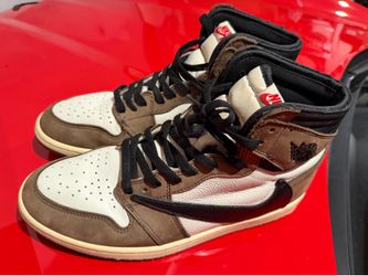 “Nike Travis Scott Air Jordan 1 High OG Mocha CD4487-100 Size 12 Used
