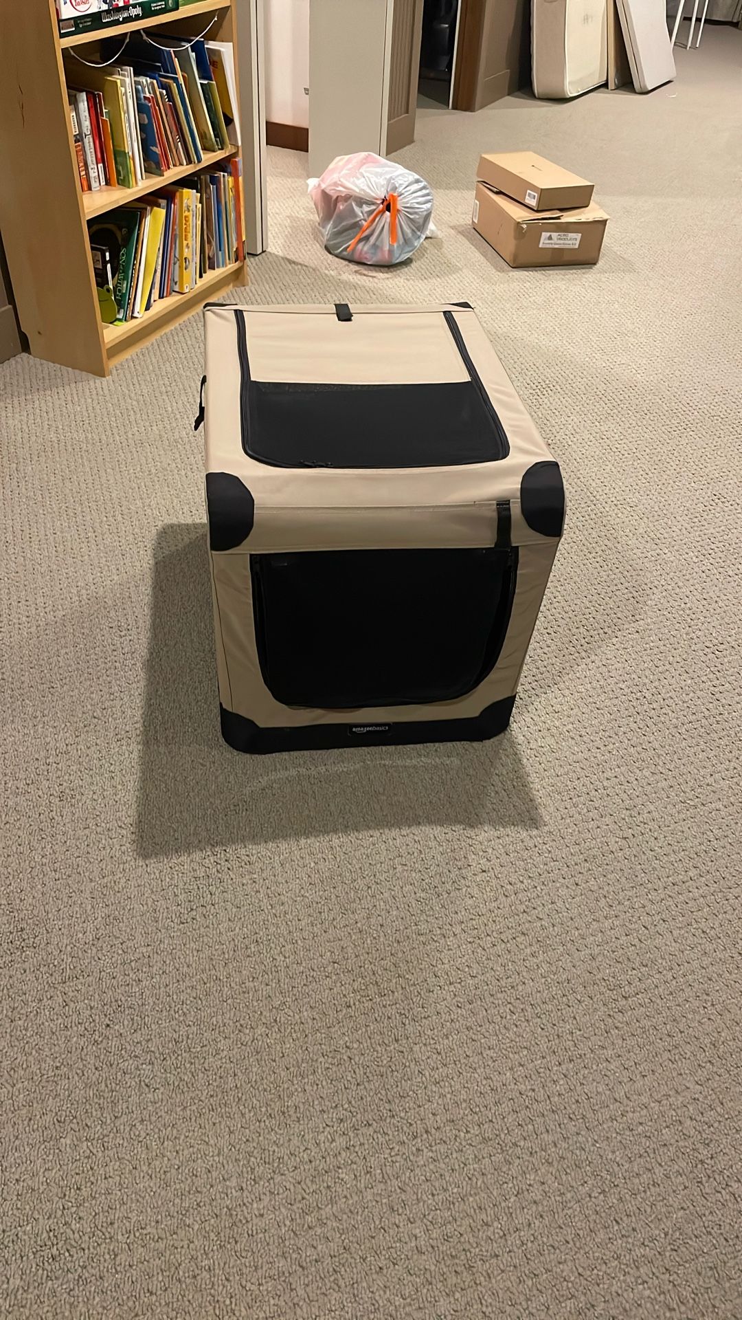 Large Dog Crate With Openable Top And Mesh! 😁🐶