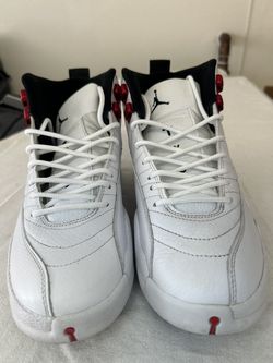 Retro Jordan 12 white red size 9
