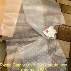 Toyota Camry 2015–2017 Brand new car mats