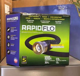 Teknor Rapid Flo 5/8 in. x 100 ft. Compact Garden Hose