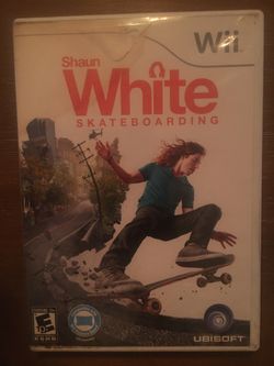 Nintendo Wii Shaun White skateboarding