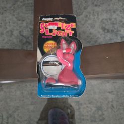 Energizer bunny squeeze drum light collectible item