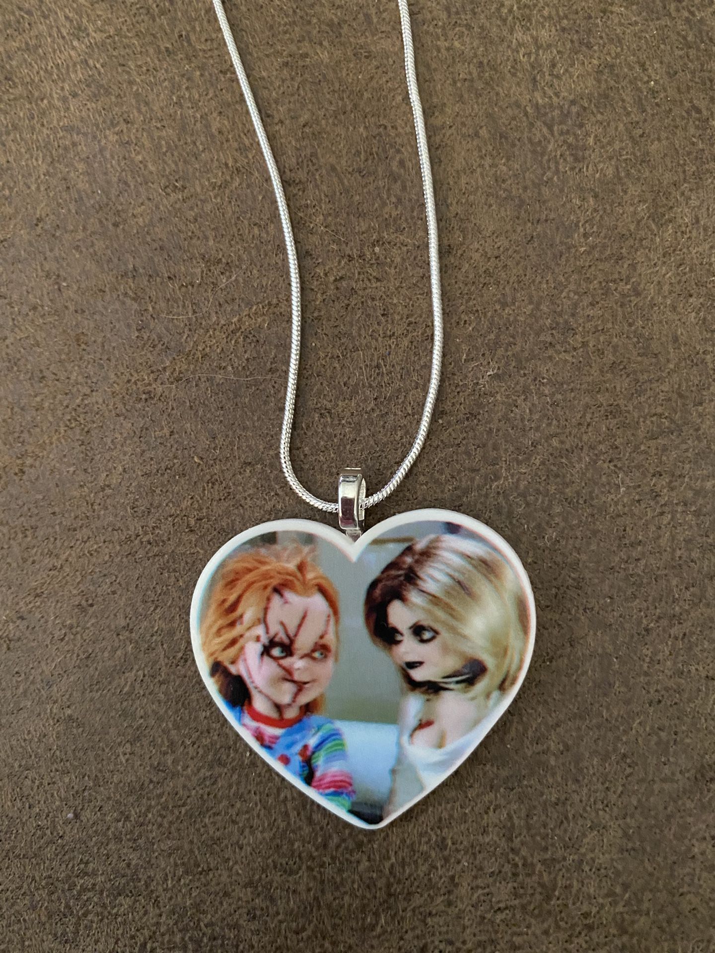 Chucky And His Bride Necklace