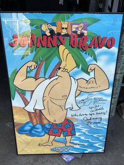 Signed Johnny Bravo Poster l