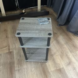 Small Side Table With Two Shelves 