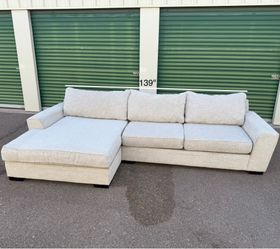 Beautiful Cream Sofa Sectional couch + Free Delivery