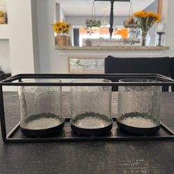 Candle Holder For 3. Decor