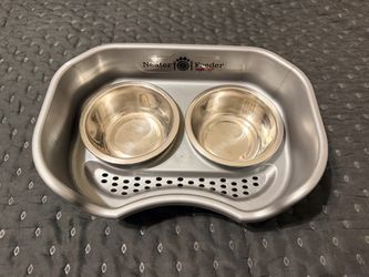 Neater Feeder Stainless Steel Double Cat Bowl