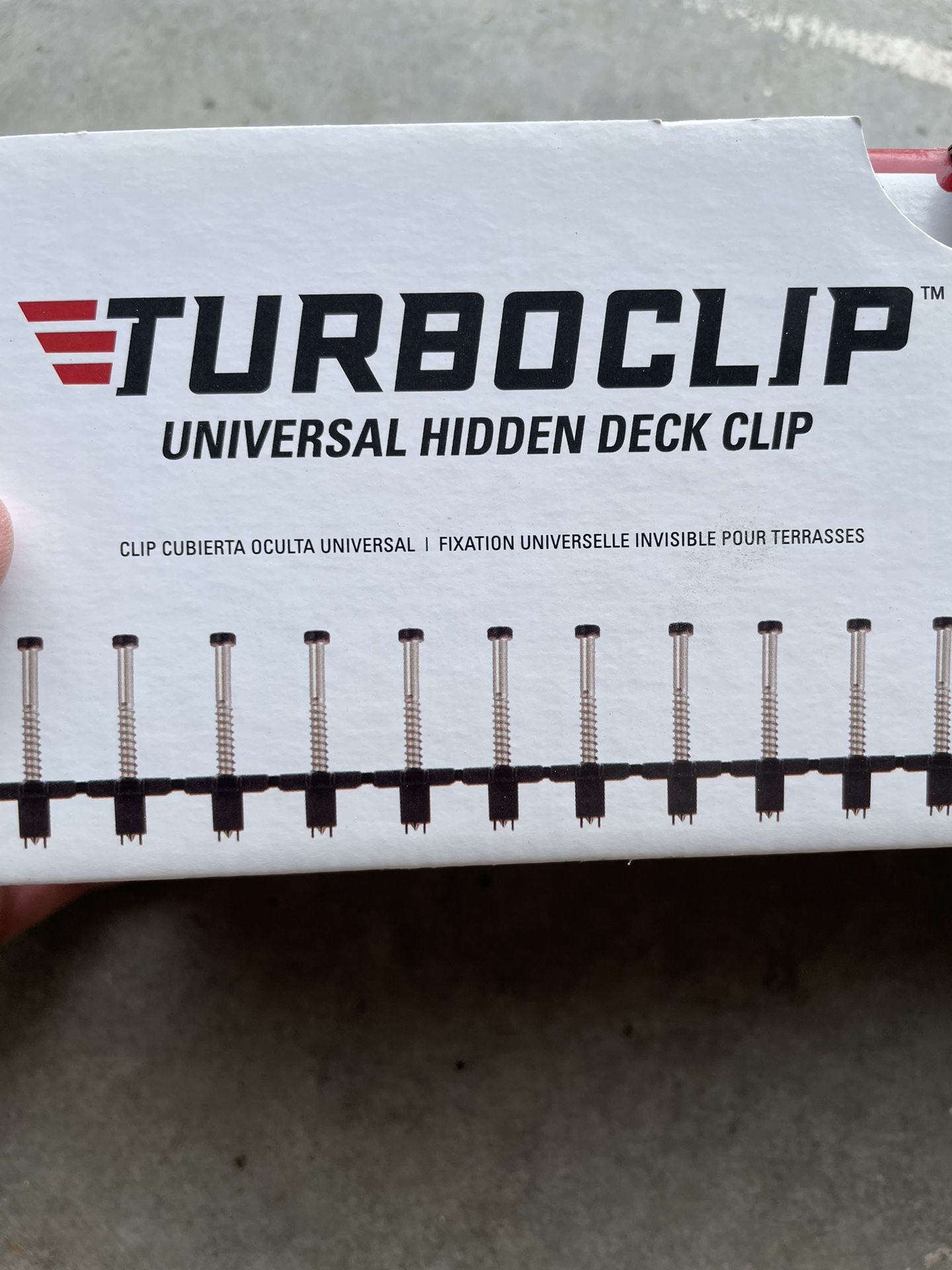 Hidden Deck Clip