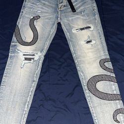 Amiri snake jeans size 29