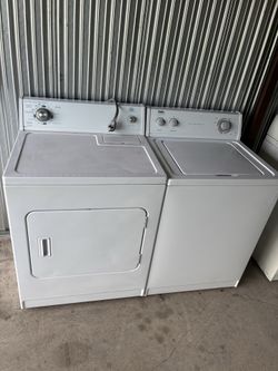 Washer and electric dryer