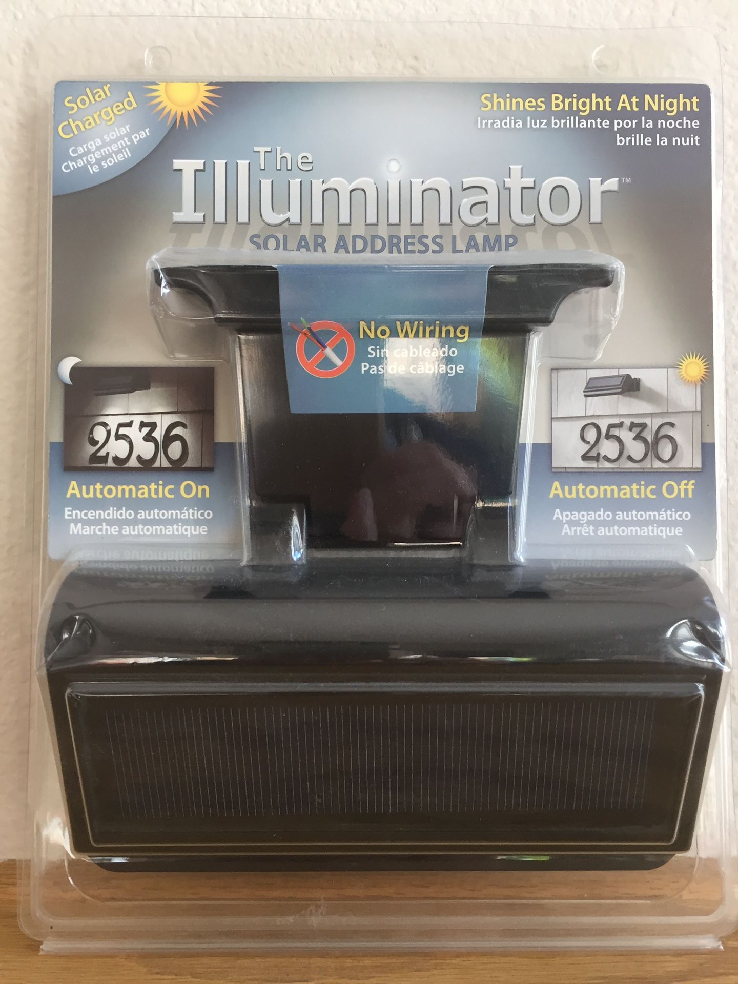"The Illuminator" Solar Address Lamp - BRAND NEW! 