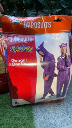 Halloween costume adult Pokémon onesie GENGAR XL