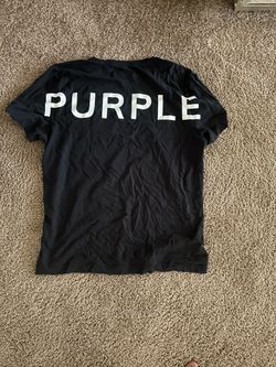 Black purple shirt