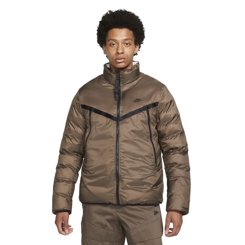 Men's Nike Sportswear Therma FIT Repel Brown Reversible Jacket Size M DD6974 004