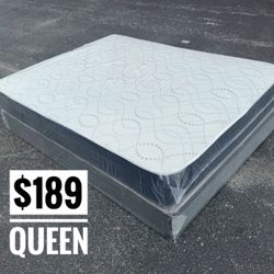 NEW Mattress Queen Size Regular With Box Spring // Offer  🚚