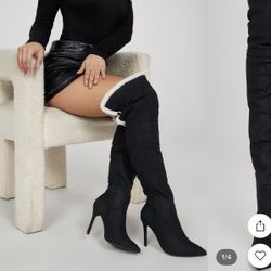 Fashion Nova Staying Warm Over The Knee Boots