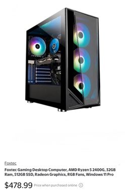 New Gaming PC Tower with Windows 11 Pro
