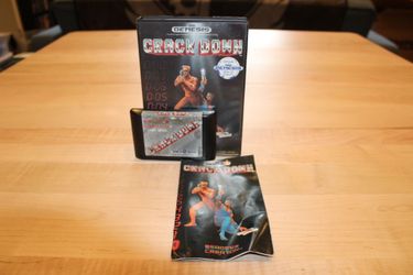 Crackdown - Sega Genesis - Rare