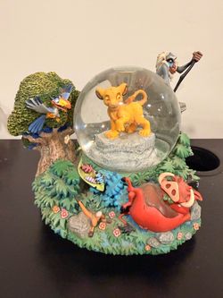 Disney Lion King Snow Globe Figurine