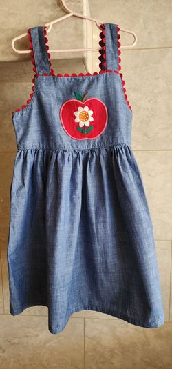 Vintage Gymboree Back to school clothes Apple themed