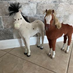 2 American Girl Horses Paint Filly & Sparks Flying 