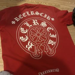 Red  Reelstik Tee For 100 Only 5 Left And Men’s Medium 