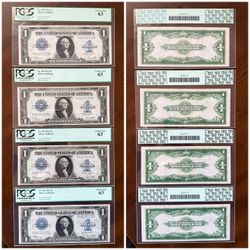 1923 (4) Consecutive Silver Certificates