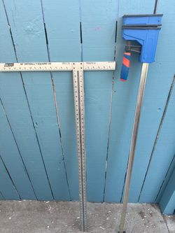 Drywall T-Square 1/8" and Parallel Bar Clamp both $30