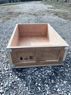 wooden boxes