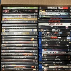 Horror, Sci-fi, Thriller DVD Blu-ray Movies Bundle Lot