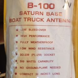 B- 100 SATURN BASE BOAT TRUCK ANTENNA