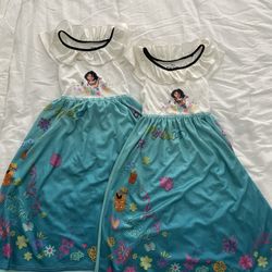 Encanto Girls Size Medium 8 Pajama Dress
