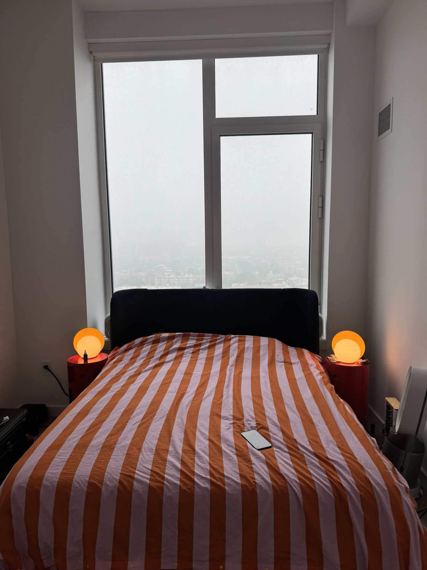 IKEA TUFJORD Queen Bed Frame & LÖNSET Slatted Base