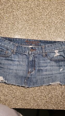 A&F Micro Mini Denim skirt sz 8