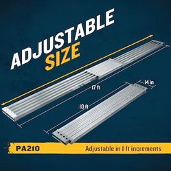 reinforced aluminum extendable platform