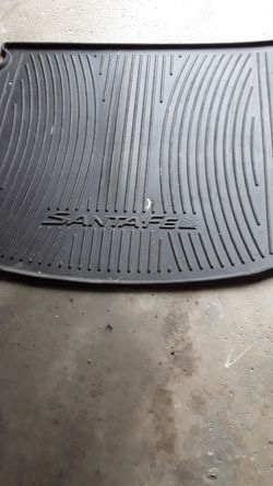 2013 Hyundai Santa Fe rear carpet saver