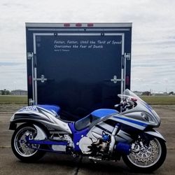 2008 Turbo Hayabusa - Standing Mile = 233mph+