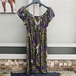 Peasant Dress in Beautiful Halloween Colors (Women's Size 10)