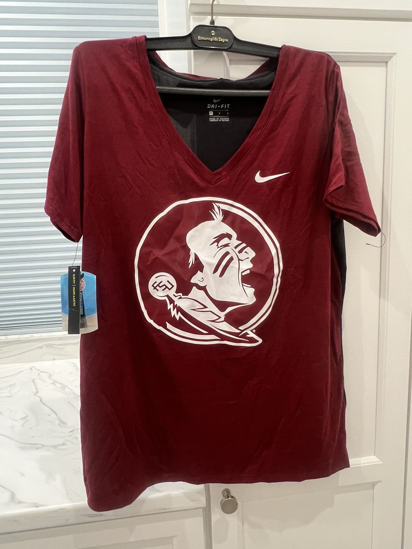 NWT Florida State Seminoles FSU Dri-Fit Tee by Nike Size Large